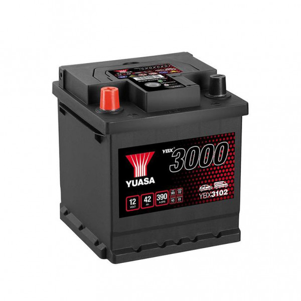   Yuasa 12V 42Ah SMF Battery YBX3102 (1) (YBX3102)