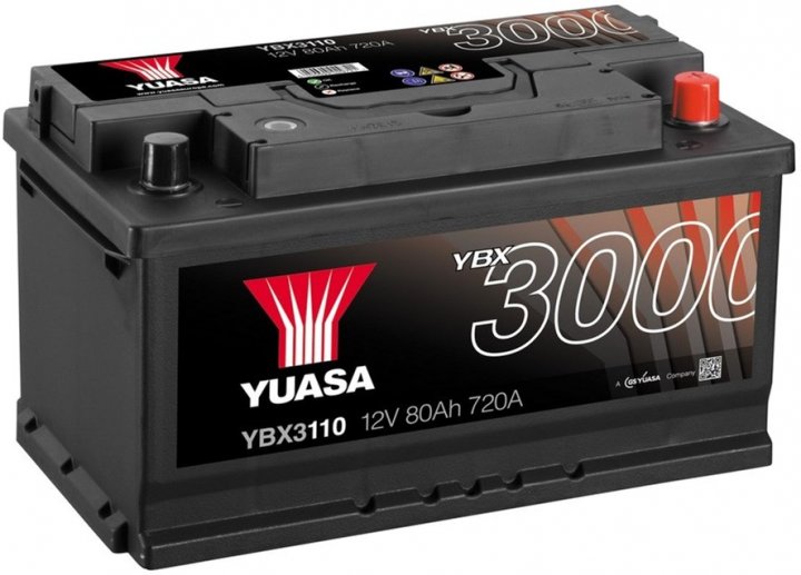   Yuasa 12V 80Ah SMF Battery YBX3110