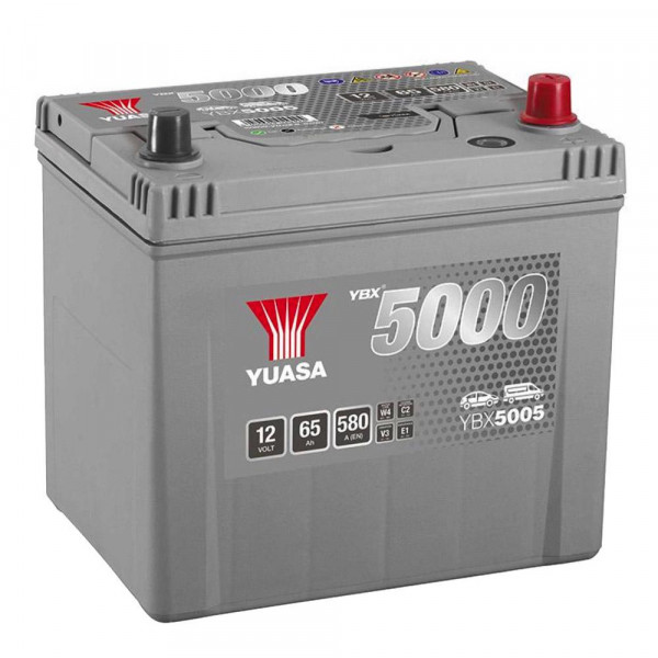   Yuasa 12V 65Ah Silver High Performance Battery Japan YBX5005