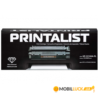   Printalist HP CLJ CP2025/CM2320 Black (HP-CC530A-PL)