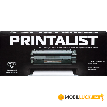   Printalist HP LJ M425dn/M425dw/M401 Black (HP-CF280A-PL)