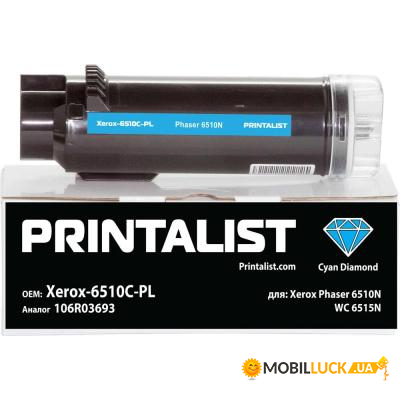    Printalist Xerox Phaser 6510N WC 6515NCyan (Xerox-6510C-PL)