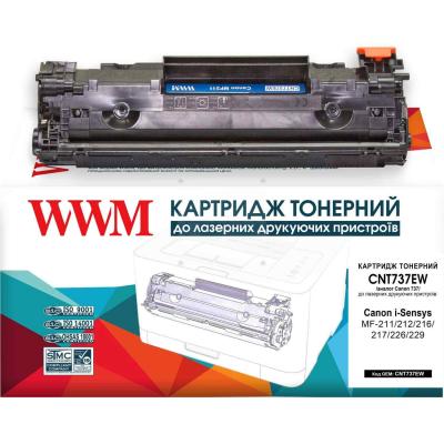   WWM PREMIUM Canon MF211/232/247 HP LJ M201/225  Canon 737/CF283X Black (CNT737EW-P)