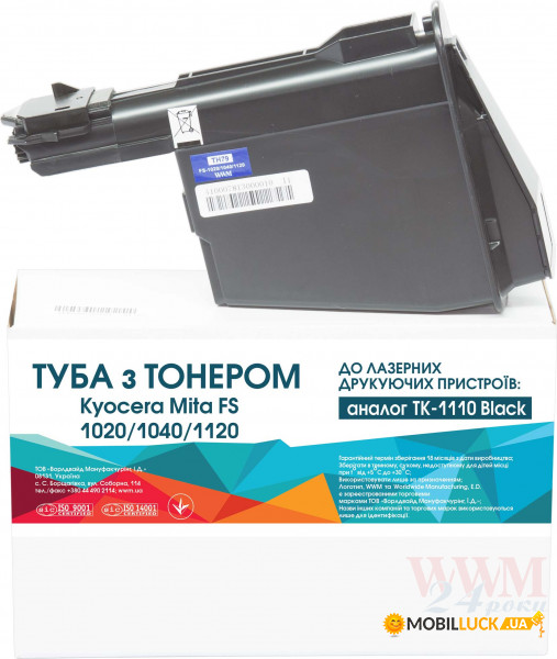    WWM Kyocera Mita FS-1020/1040/1120  TK-1110 Black (TH79)  