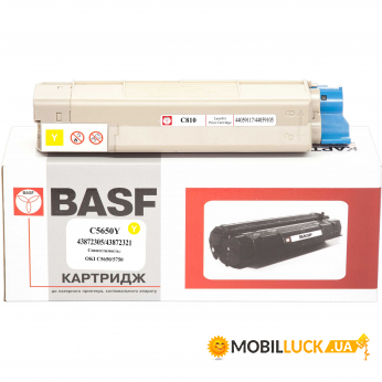   Basf  OKI C5650/5750 Yellow (Basf-KT-C5650Y)