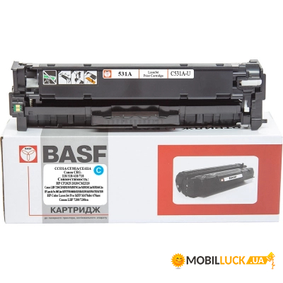   Basf  HP CC531A/CF381A/CE411A, Canon 118/318/418/718 Cyan (Basf-KT-CC531A-U)