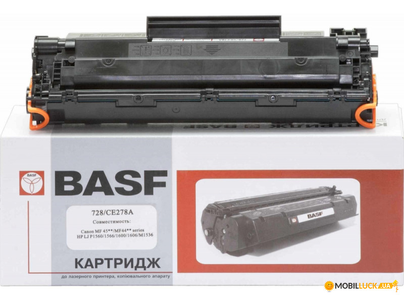   Basf  HP LJ P1566/1606/M1536 Canon 728  CE278A Black (Basf-KT-CE278A)