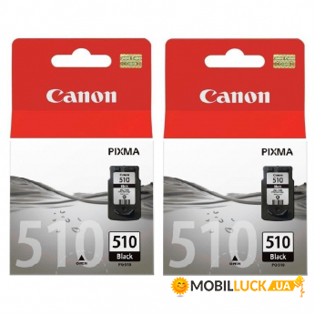    Canon Pixma MP230/MP250/MP270 PG-510 x 2 Black (Set510BB)