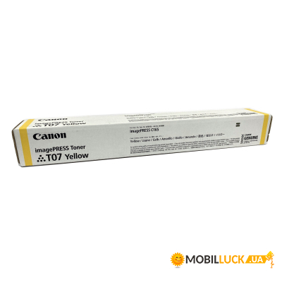 - Canon T07 Toner Yellow (3644C001AA)