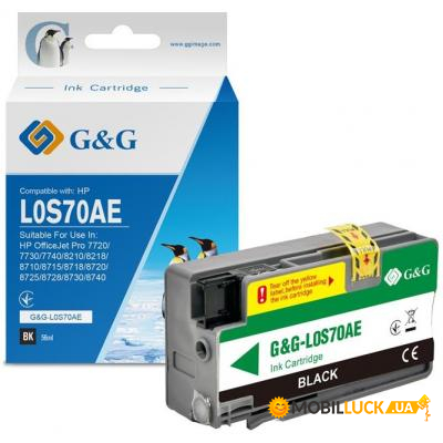  G&G HP No.953XL Officejet Pro 8210/8710/8720/8725/8730 Black (G&G-L0S70AE)