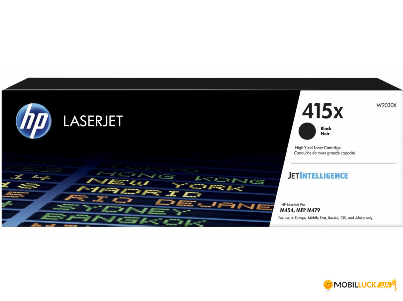  HP 415X Black LaserJet Toner Cartridge (W2030X)