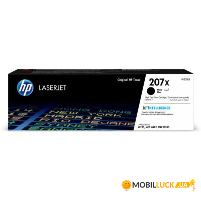  HP CLJ 207X Black 3150  (W2210X)