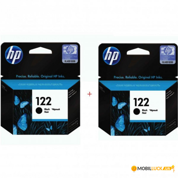    HP DJ 1050/2050/3050 HP 122 Black (Set122BB) 2