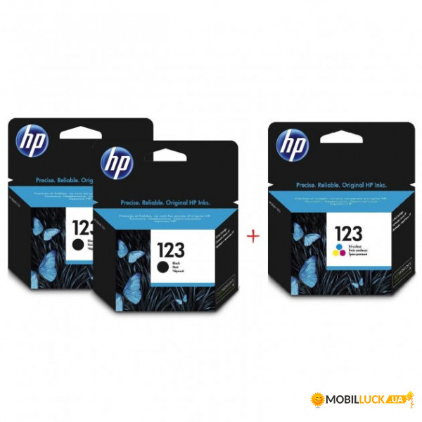    HP Deskjet 2130 123 Black2/Color (Set123BBC)