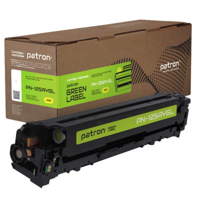   HP 125A (CB542A) Green Label,  Patron (PN-125AYGL)