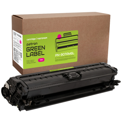   HP 307A (CE743A) Green Label  Patron (PN-307AMGL)