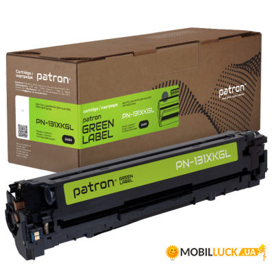   HP 131X (CF210X) Green Label,  Patron (PN-131XKGL)