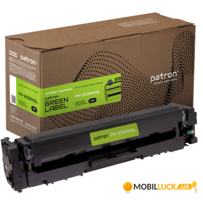   HP 205A (CF530A) Green Label  Patron (PN-205AKGL)