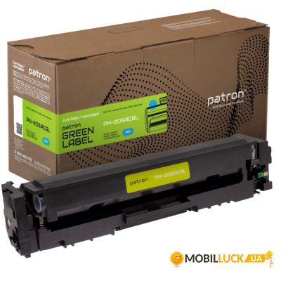   HP 205A (CF531A) Green Label  Patron (PN-205ACGL)