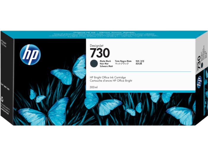  HP 730 300-ml Matte Black Ink Cartridge