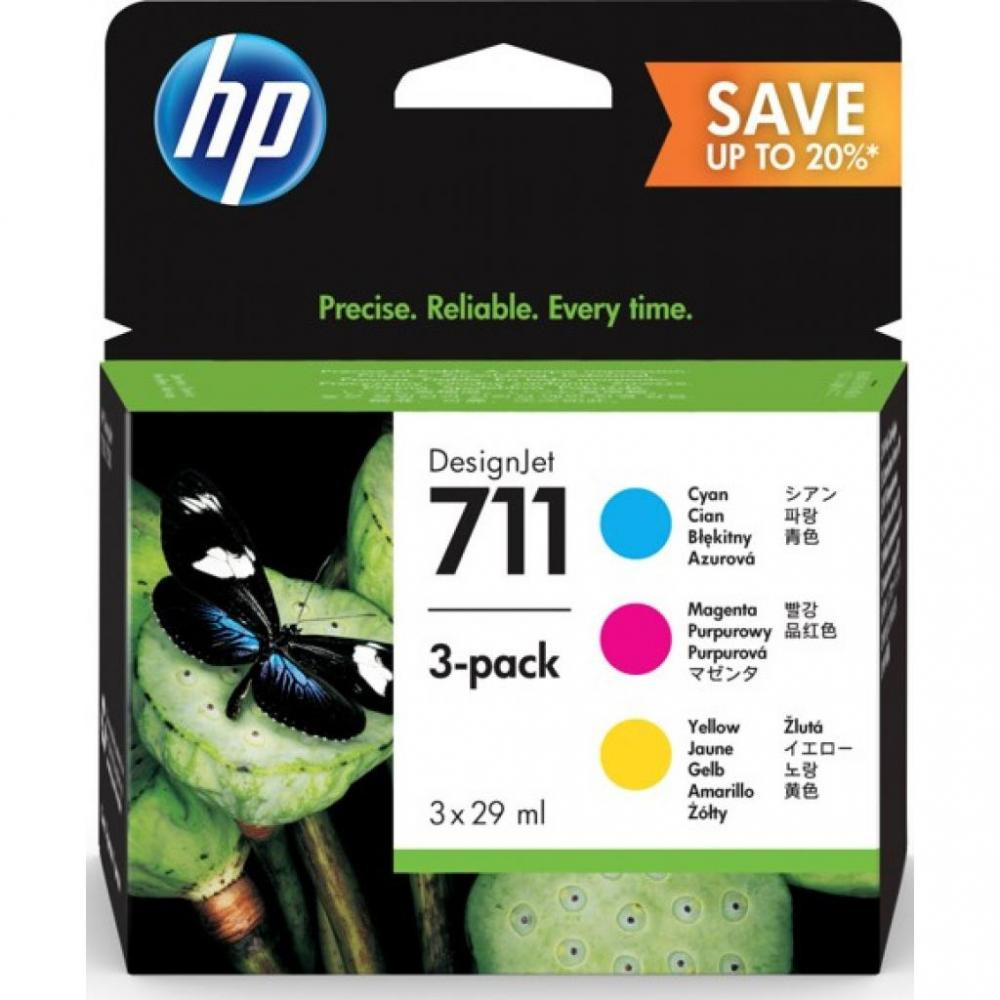  HP No.711 DesignJet 120/520 CYM (3*28) 3 . (P2V32A)