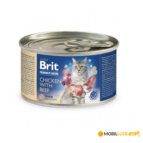     Brit Premium Brit Premium by Nature Cat k 200g    (100614/5018)