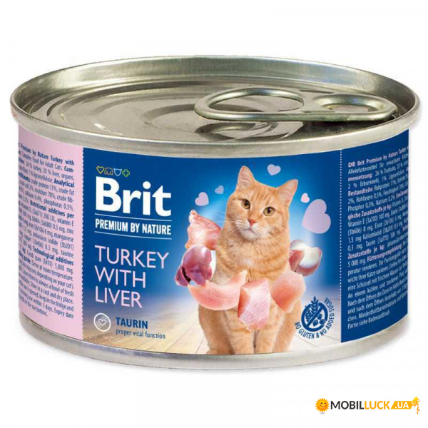     Brit Premium Brit Premium by Nature Cat k 200g    (100619/5124)