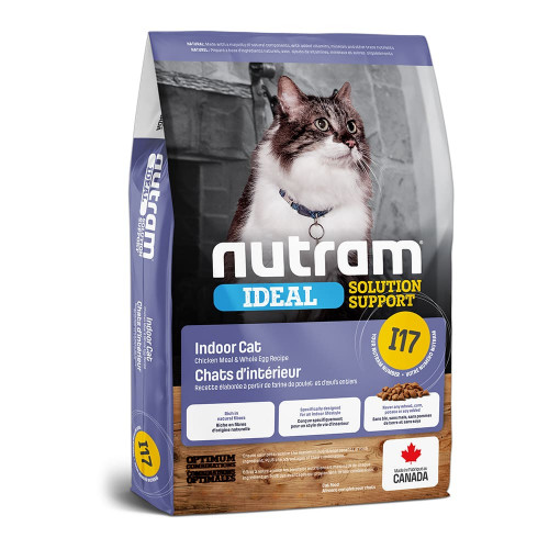   I17 Nutram Ideal Solution Support Indoor Cat    , , 20  pt-i17-20kg