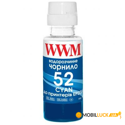  WWM GT52  HP Jet Ink Tank 115/315/319 100 Cyan (H52C)