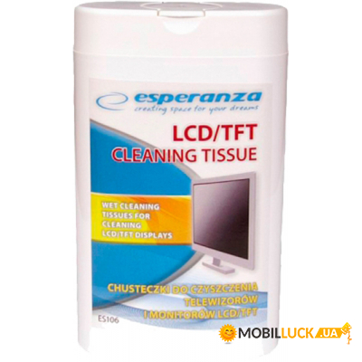  Esperanza Wet Cleaning Tissues (ES106)