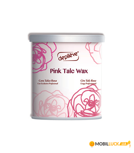     Depileve Pink Talc Wax Can 750 