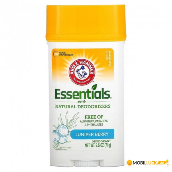        Arm amp Hammer (Essentials with Natural Deodorizers Deodorant Juniper Berry) 71 