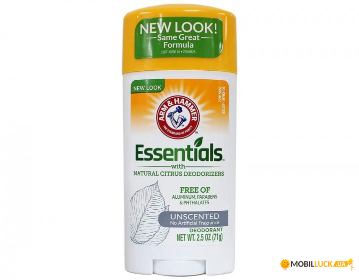         Arm amp Hammer (Essentials with Natural Deodorizers Deodorant Unscented) 71 