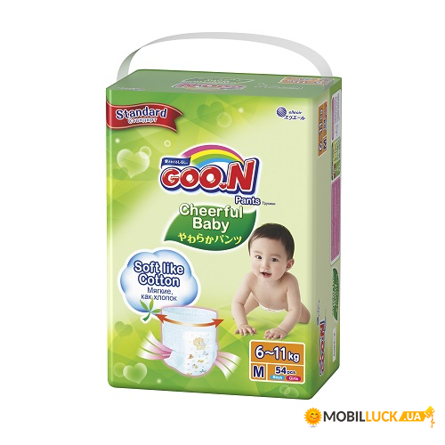       Goo.N Cheerful Baby 6-11  M 3  54  (853880)