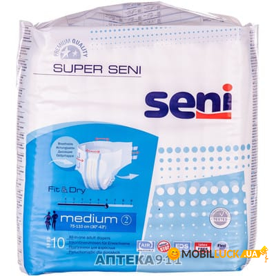    Seni Super Medium M/2 10 