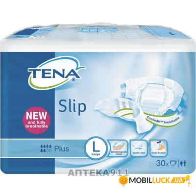    Tena Slip Plus Large 3 30 