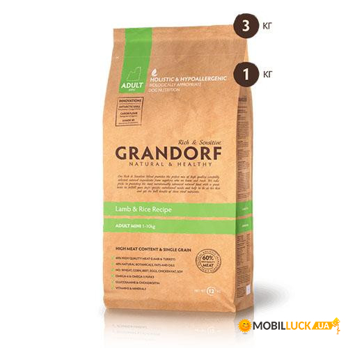   Grandorf Lamb & Rice Mini     ,    , 3  109190