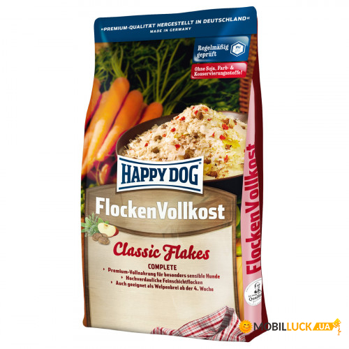   Happy Dog Supreme Sensible Flocken Vollkost    4    , 10  118210