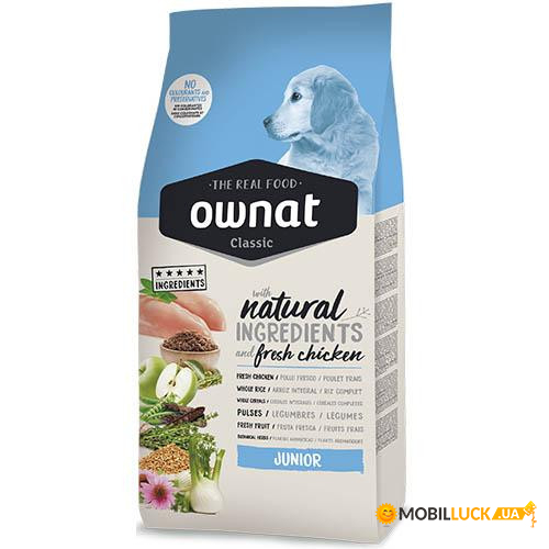   Ownat Classic Junior with Chicken  ,  , 15  109055