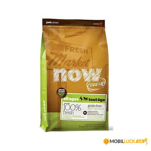   NOW Fresh Small Breed Recipe Grain Free     ,  ,   , 5.44  108417