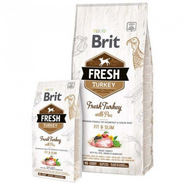  Brit Fresh Turkey/Pea Light Fit Slim Adult 2,5 kg , /  +  1111160003