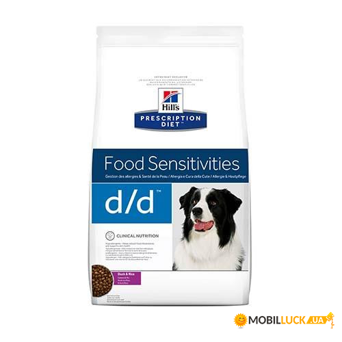   Hills Prescription Diet Canine d/d Food Sensitivities Duck & Rice  ,   , 2  112769