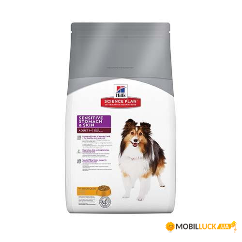   Hills Science Plan Canine Adult Sensitive Stomach & Skin  ,  , 3  127830