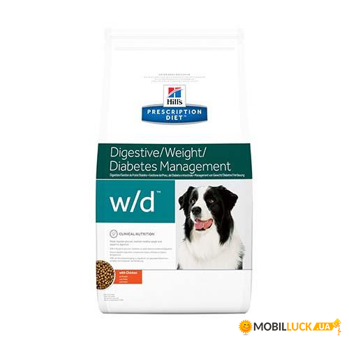   Hills Prescription Diet Canine w/d Digestive/Weight/Diabetes Management  ,  , 12  br6662