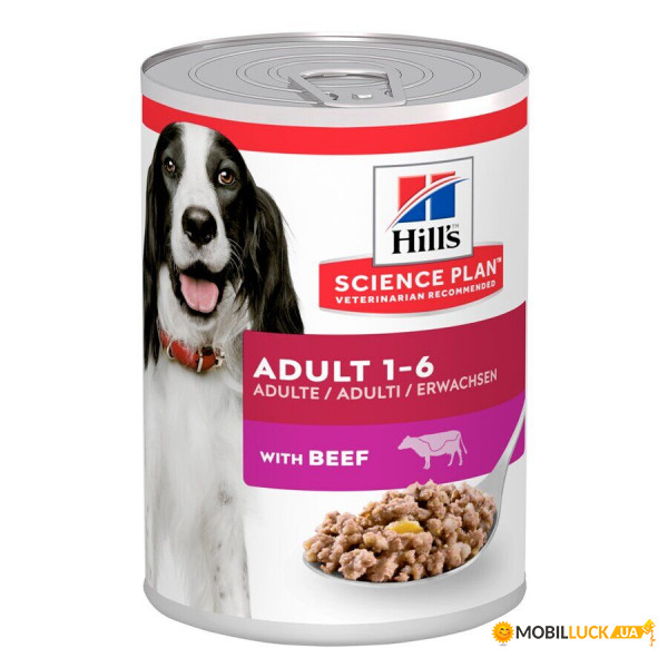    Wet SP Canine Adult Beef--370  Hill s 604223 SPCan