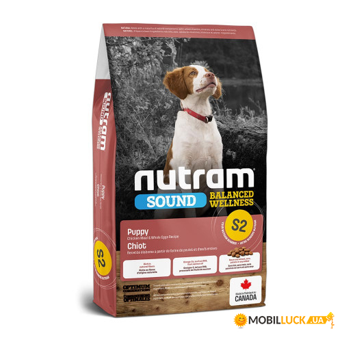   S2 Nutram Sound Balanced Wellness Natural Puppy  ,     , 20  115438