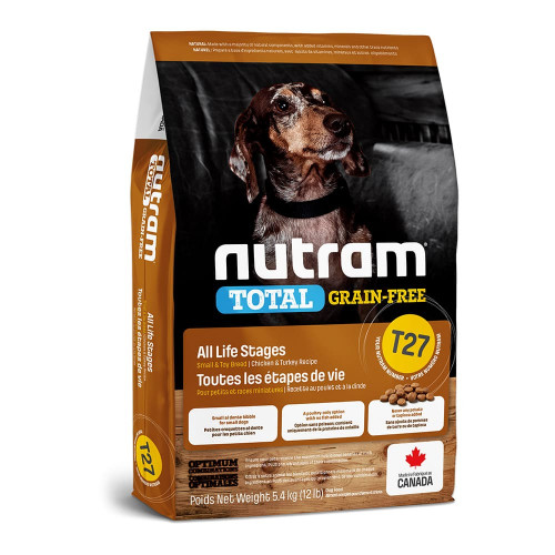   T27 Nutram Total Grain-Free Turkey & Chiken Small Breed    ,    ,  , 20  119010