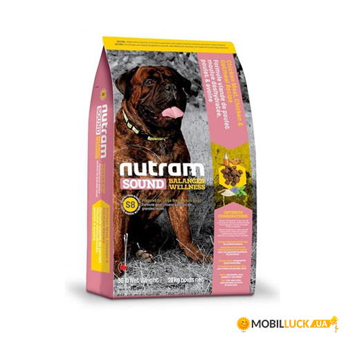   S8 Nutram Sound Balanced Wellness Large Breed Adult     ,    , 20  pt-s8-20kg