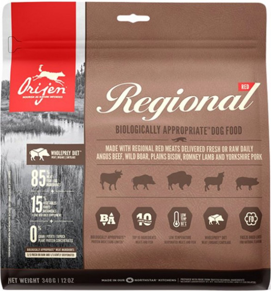    Orijen Regional Red Dog 340  (x24) (o18434)