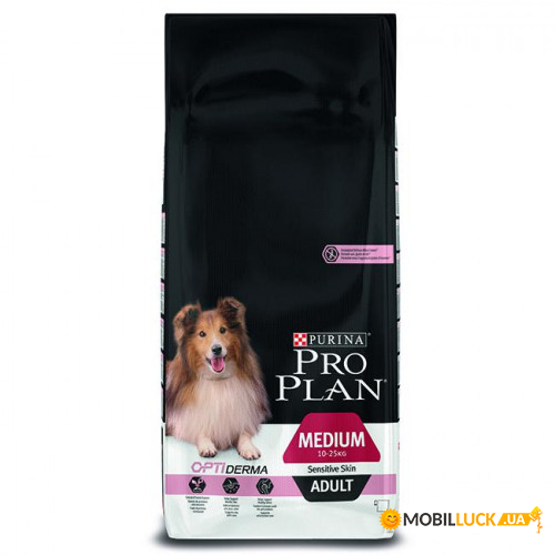   Purina Pro Plan Dog Medium Adult OptiDerma         , 14  36543